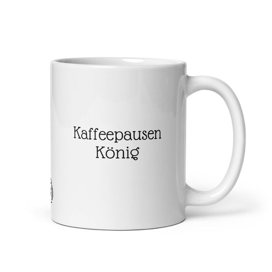 Kaffeepausen König | MUG THAT | Kaffeetassen und Becher mit lustigen Sprüchen